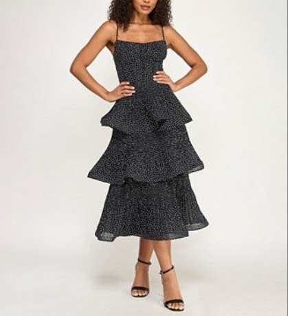 Elevate your warm season wardrobe with this exquisite cocktail dress. Ideal for vineyards, day dates, cocktail parties, and date nights. Under $150. 

Keywords: Cocktail dress, maxi dress, spring dress, spring outfits women, day date outfits, date night outfits, date night dresses, polka dot maxi dress, vacation dresses, garden parties, floral maxi dress, summer maxi dress, summer dresses women 

#LTKFestival #LTKgrwm #LTKTravel