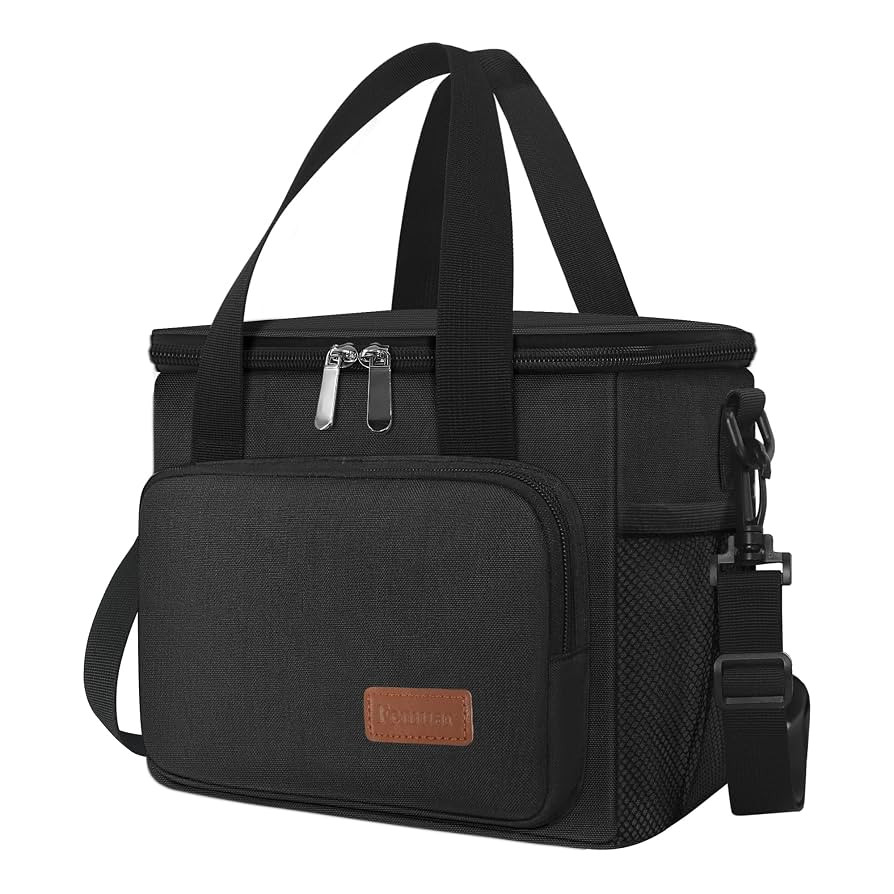 Femuar Reusable Lunch Box for Men/Women - Insulated Lunch Bag Leakproof Lunchbox for Work Office ... | Amazon (US)