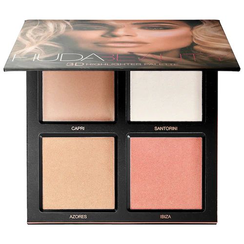 HUDA BEAUTY3D Cream and Powder Highlighter Palette | Sephora (US)