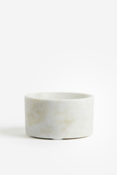 Marble Bowl - White - Home All | H&M US | H&M (US + CA)