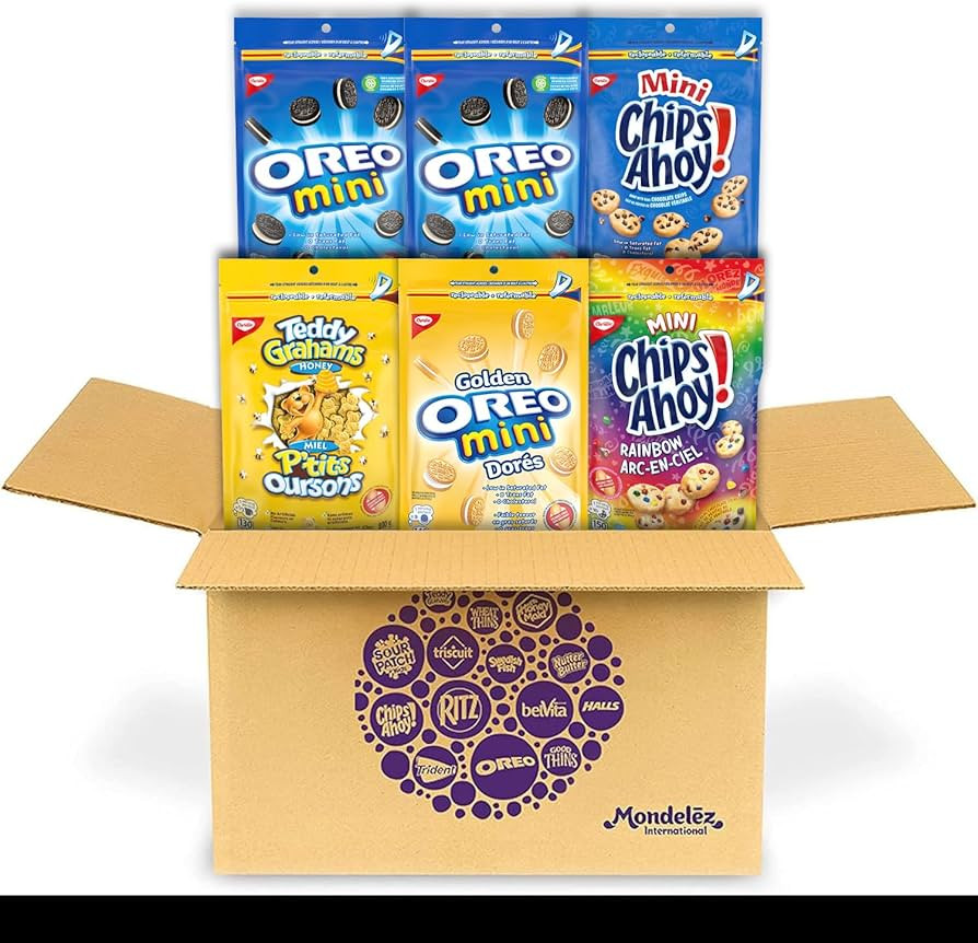 OREO & Chips Ahoy! & Teddy Graham Mini Cookies, School Snacks, Chocolate Sandwich Cookies, Chocol... | Amazon (CA)