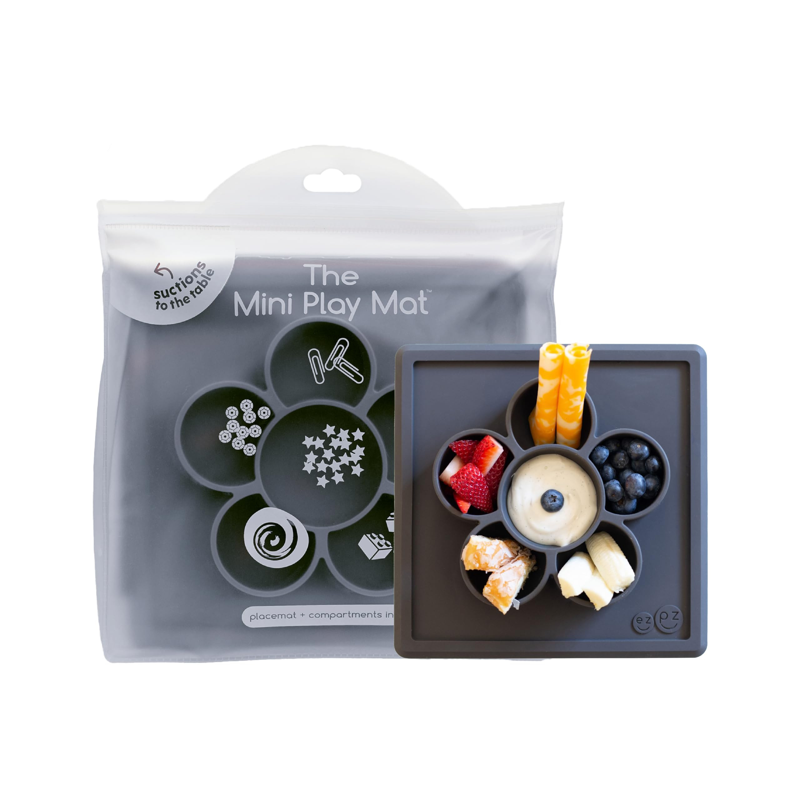 THOUGHTFULLY DESIGNED: The Mini Play Mat is an all-in-one placemat + flower compartments. The sta... | Amazon (US)