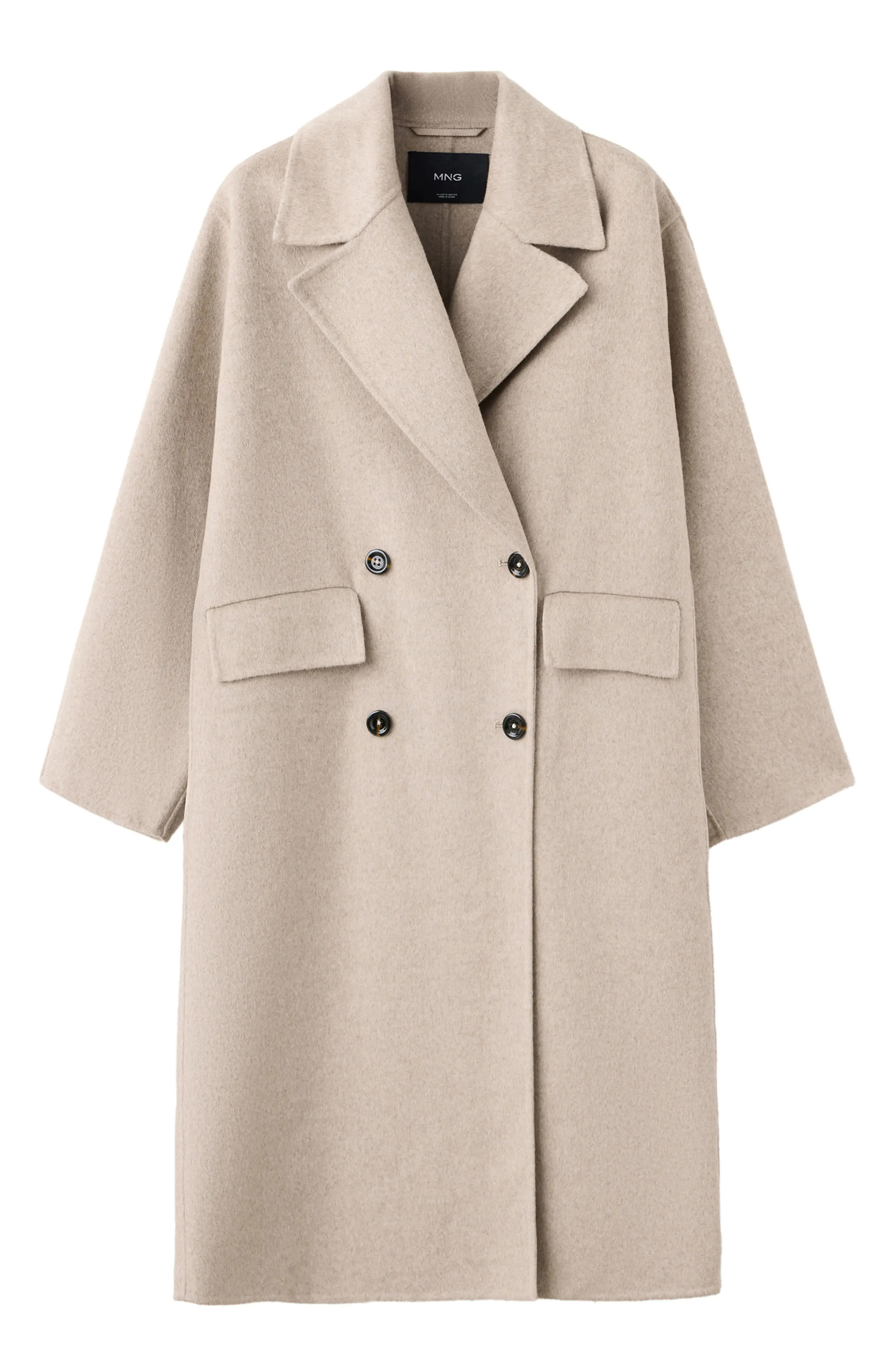 MANGO Picarol Wool Blend Coat (Women) | Nordstrom | Nordstrom