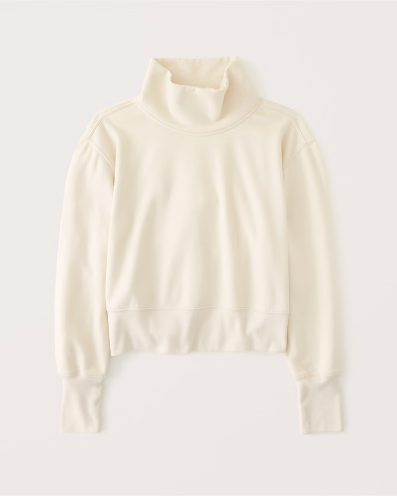 Wedge Turtleneck Sweatshirt | Abercrombie & Fitch (US)