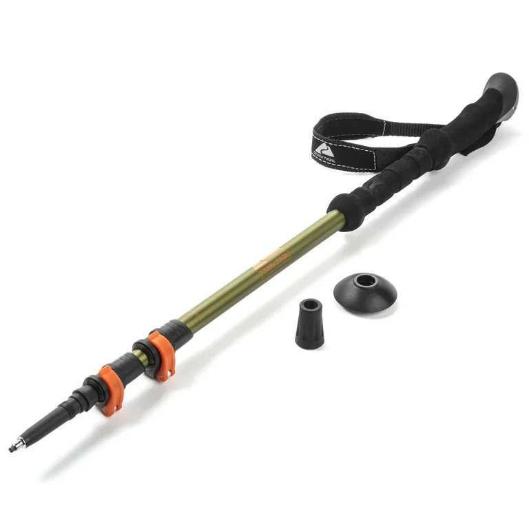 Ozark Trail Brand Aluminum Adjustable Quick Lock Trekking Poles with EVA Grip, 1 Hiking Pole | Walmart (US)