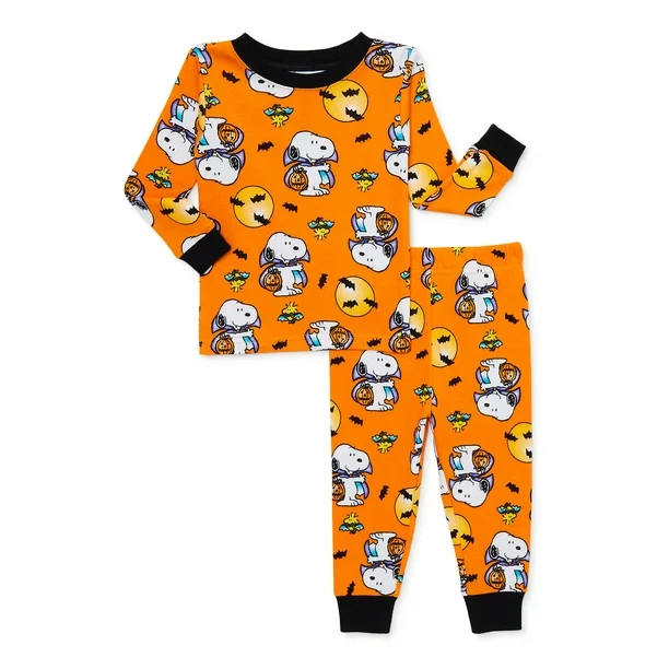 Character Halloween Toddler Pajama Set, 2-Piece, Sizes 12M-5T | Walmart (US)