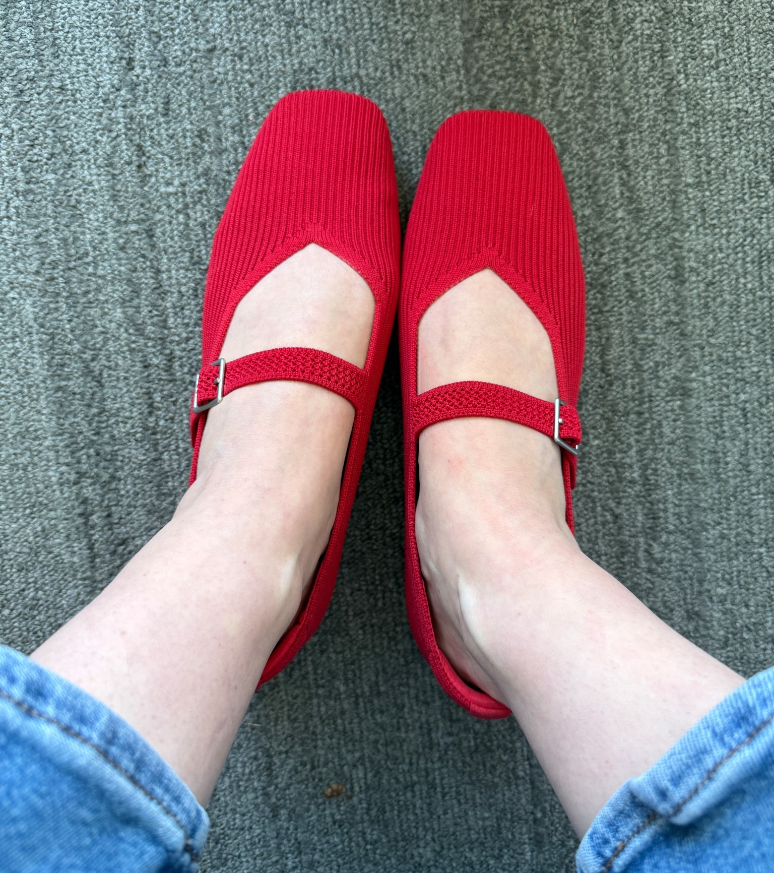These red Vivaia washable ballet flats/mary Janes are a great Rothy’s dupe and are SO comfortable. Perfect for wearing to the office. Runs TTS

#LTKSeasonal #LTKShoeCrush #LTKFindsUnder100