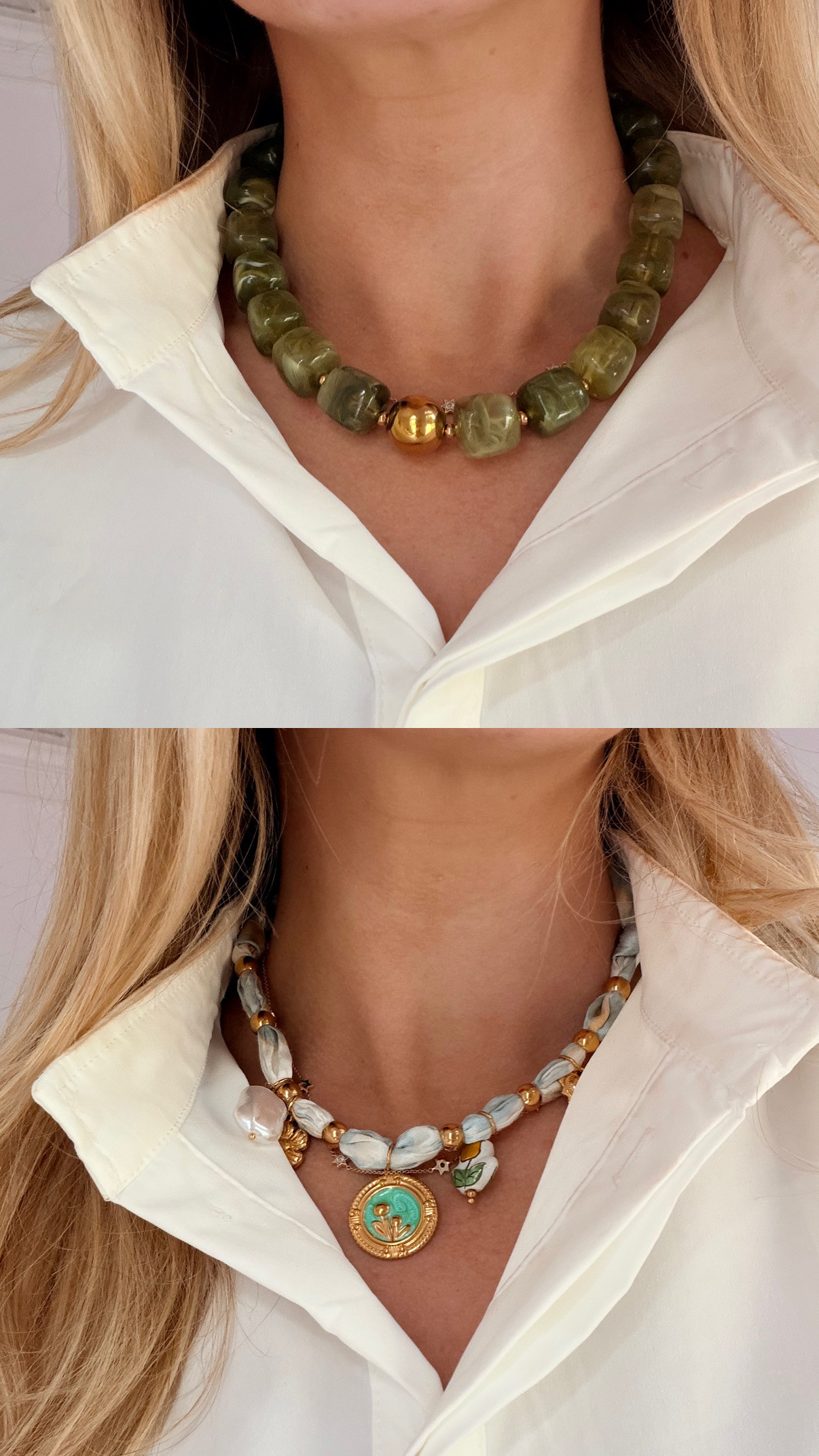 Bold necklace styling is in! These chunky bold necklaces are my go-to when wanting to add a pop of color or a statement to my everyday outfit!

#AmazonFinds #AmazonFashion 

 #LTKgrwm #LTKootd #LTKmorningroutine