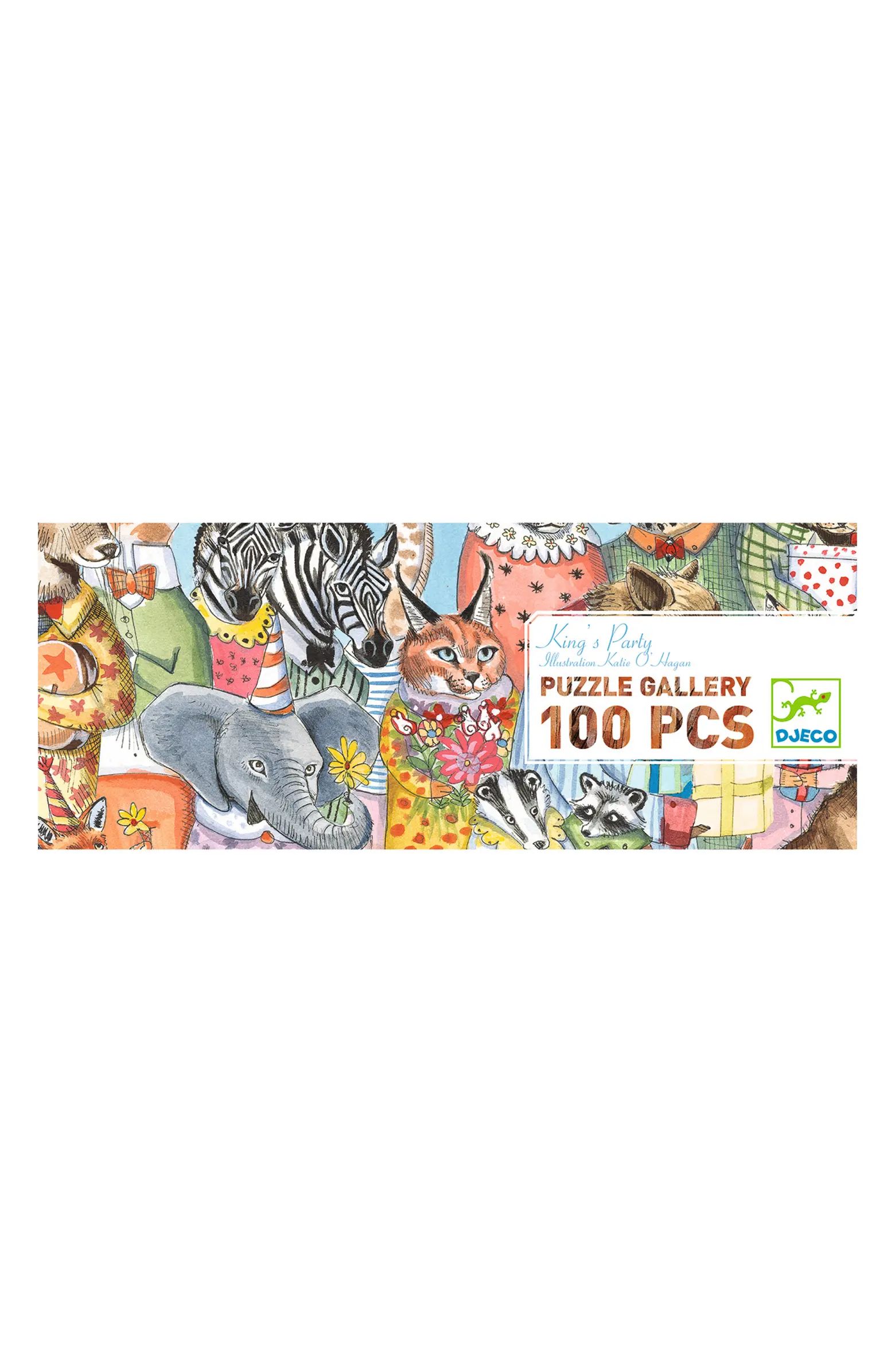Djeco 100-Piece King's Party Gallery Jigsaw Puzzle | Nordstrom | Nordstrom