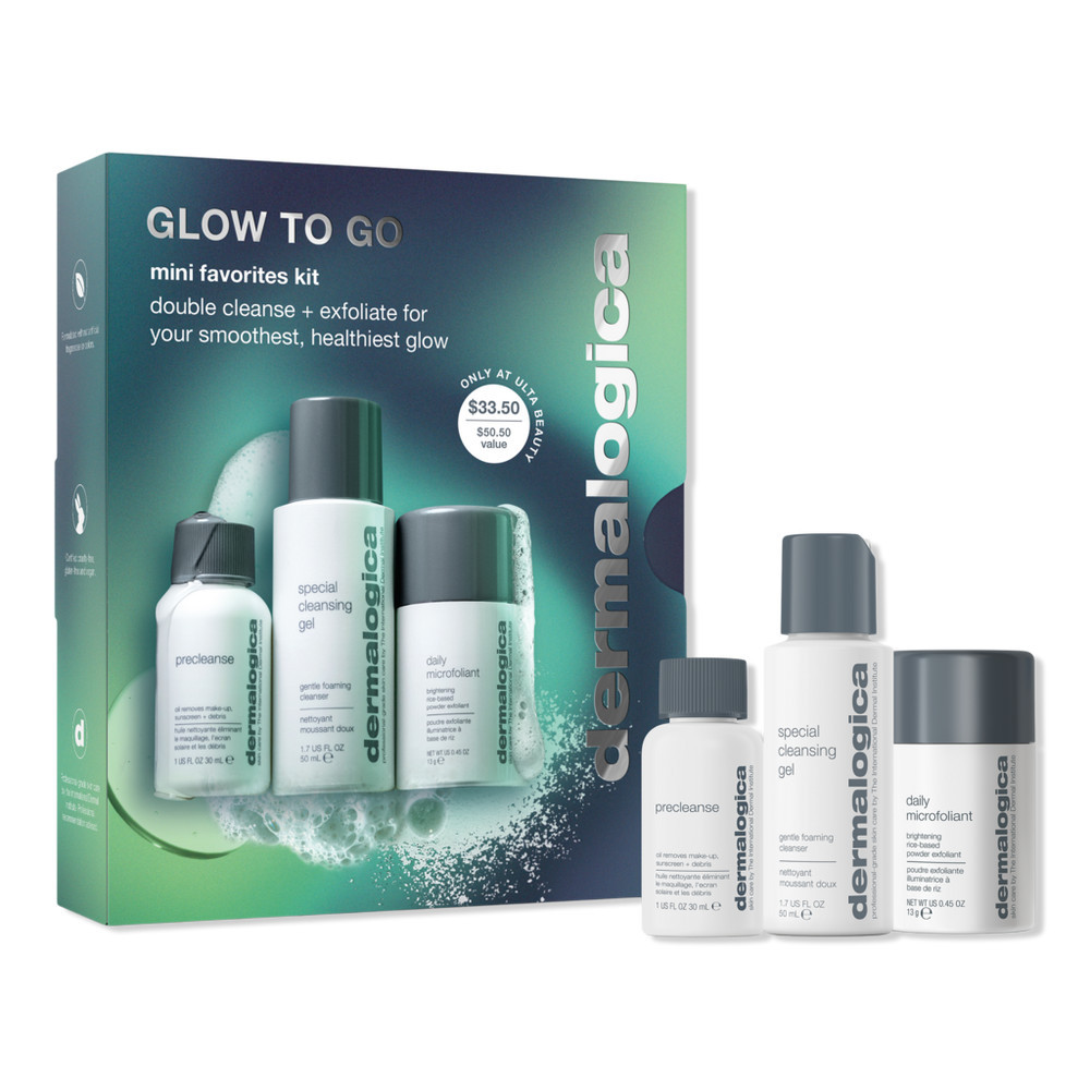 Dermalogica Glow to Go Mini Favorites Skincare Kit | Ulta
