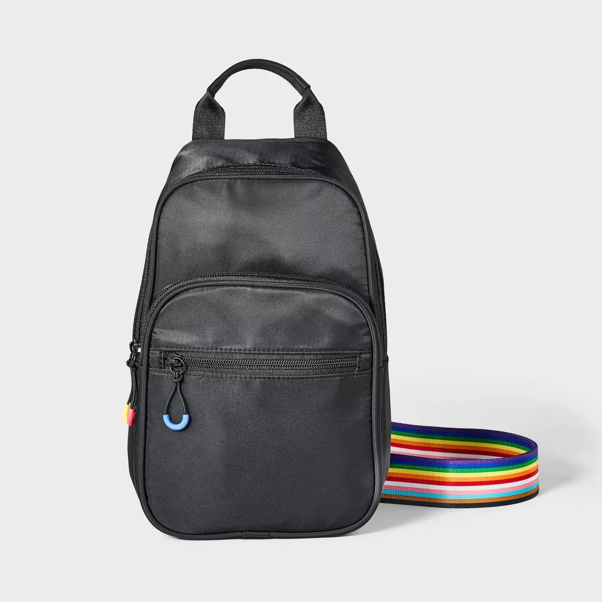 Pride Adult Rainbow Crossbody Bag - Black | Target