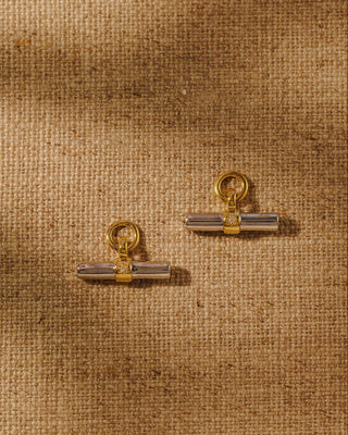 LUCY T-Bar Earring Charms - Mixed Metal | Raven James