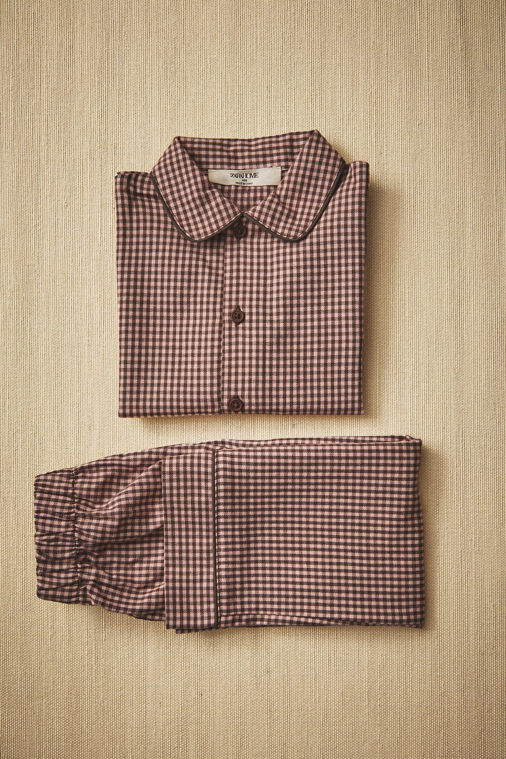 SET PIGIAMA BAMBINI IN FLANELLA A QUADRETTI | Zara IT