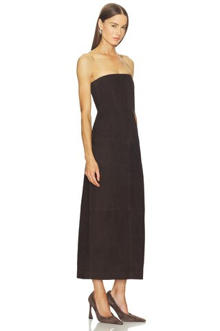 SRG Kim Suede Dress in Chocolate from Revolve.com | Revolve Clothing (Global)
