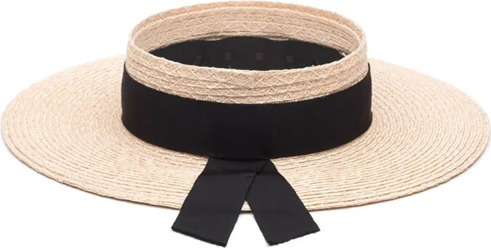 Eugenia Kim Lettie Woven Hemp Visor | Nordstromrack | Nordstrom Rack