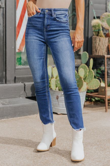 A Little Closer Super High Rise Slim Straight Jeans | Magnolia Boutique