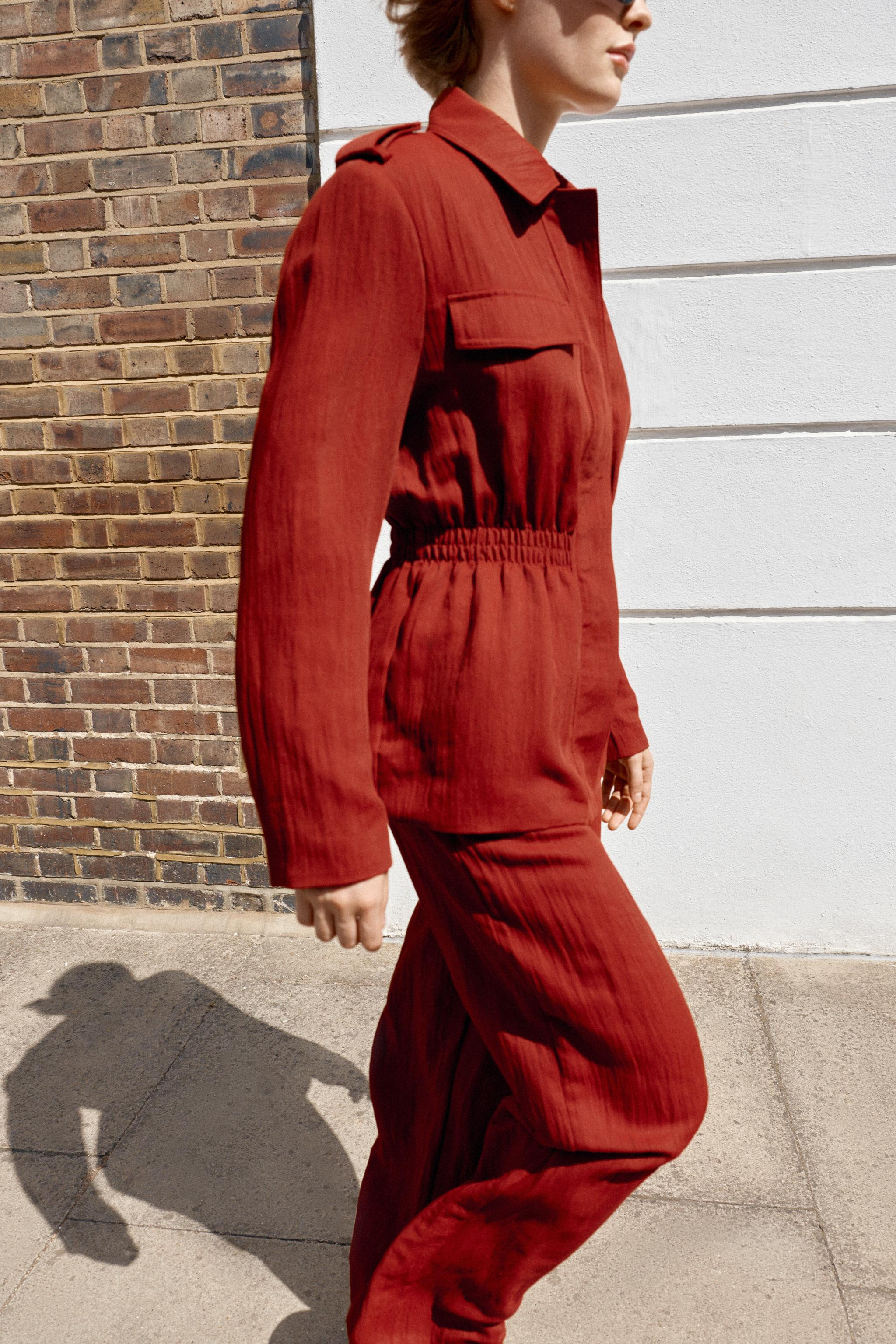 SAFARI JACKET WITH SHOULDER PADS | Zara US