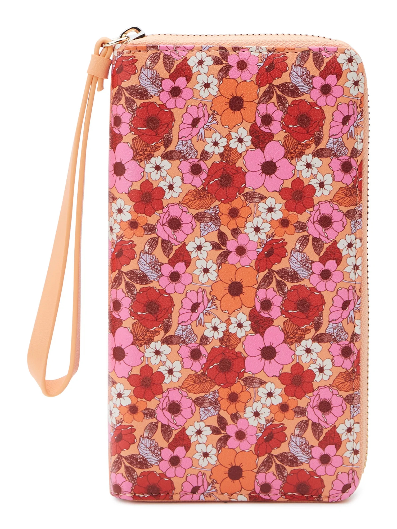 No Boundaries Women's Zip Around Wristlet Wallet | Walmart (US)