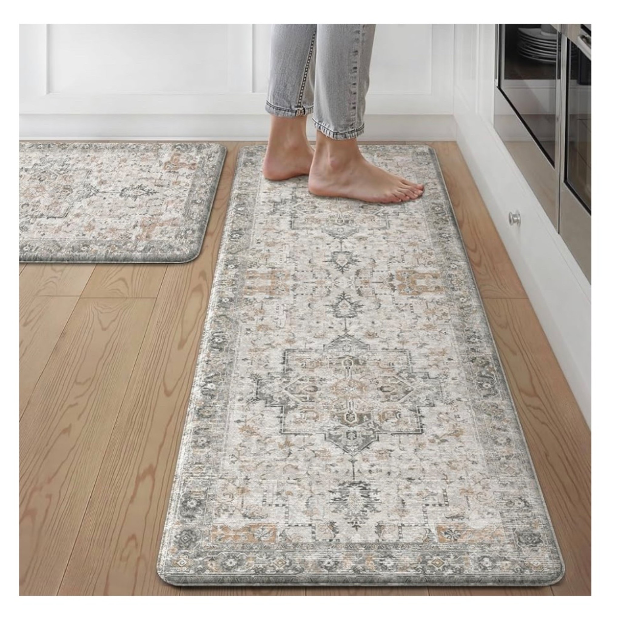 Just a nice anti fatigue mat for kitchen and I used the other to put under dog bowls 

#LTKHome #LTKFindsUnder50 #LTKSaleAlert