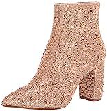 Amazon.com | Betsey Johnson Blue Women's Cady Ankle Boot, Rhinestone, 8 | Ankle & Bootie | Amazon (US)