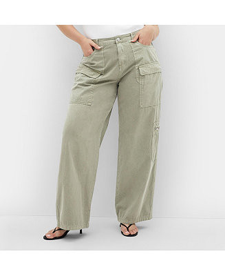 Plus Size Mila Cargo Pant - Macy's | Macy's