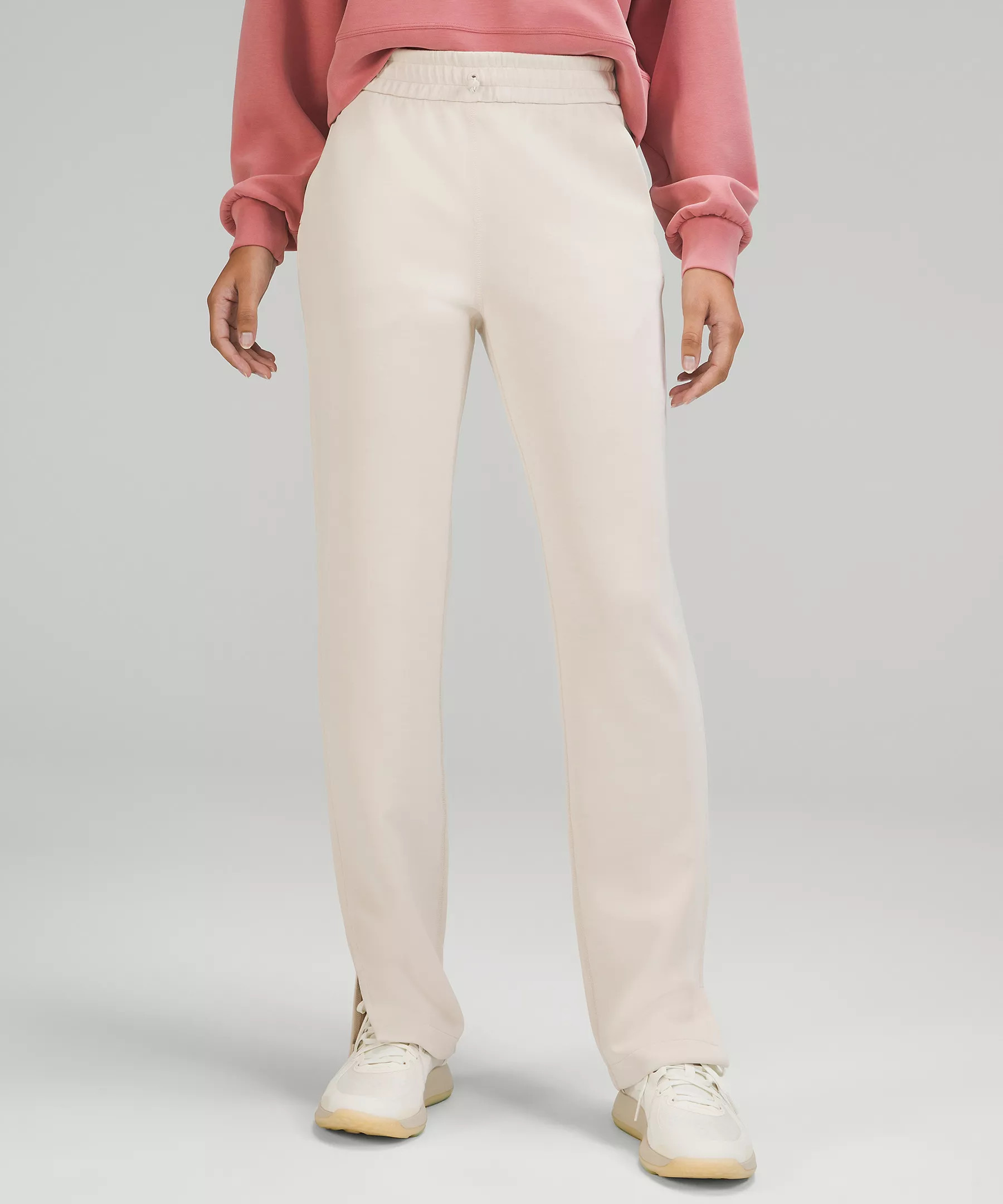 Brushed Softstreme Split-Hem High-Rise Pant | Lululemon (US)