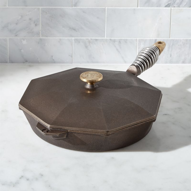 Finex Cast Iron Skillet with Lid + Reviews | Crate & Barrel | Crate & Barrel