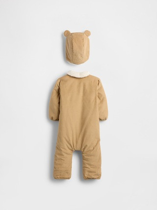 Baby Corduroy & Sherpa One-Piece Outfit Set | Gap (US)