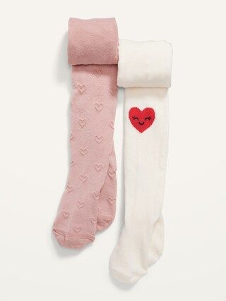 Soft-Knit Tights 2-Pack for Toddler Girls | Old Navy (US)