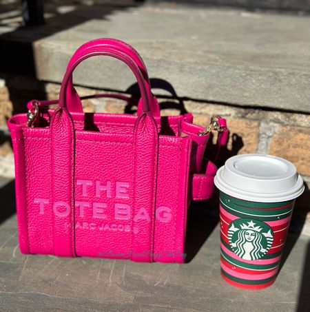 Happy Saturday from my newest bag: The Marc Jacobs Mini Tote Bag in Lipstick Pink

#LTKstyletip #LTKitbag #LTKHoliday