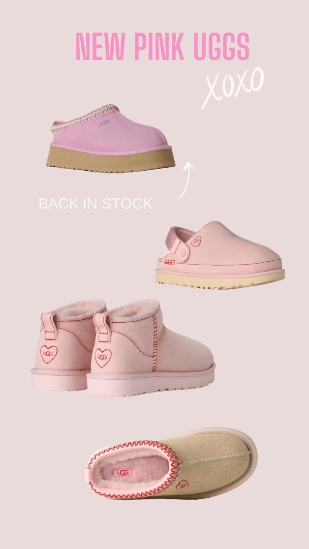 In love with the new, pink UGGS just in time for Valentine’s 💗 And yes the Pink Diamond Tazz are available to order again!! 🎉



#LTKootd #LTKValentine