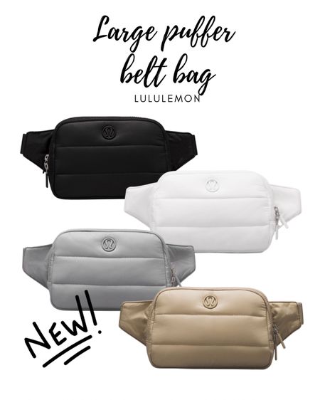 NEW large Puff everywhere belt bag 

#lululemon #beltbag

#LTKfindsunder100 #LTKGiftGuide