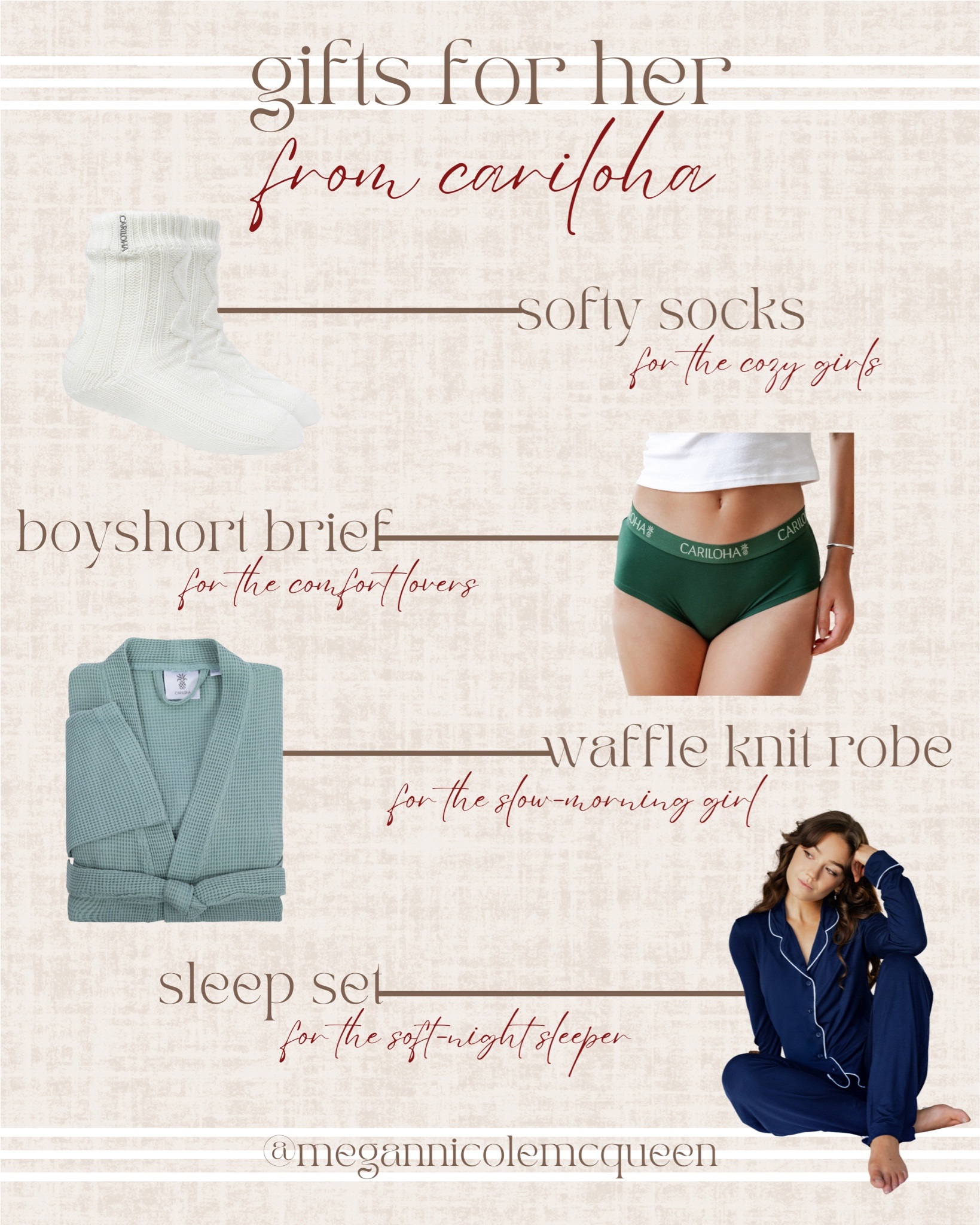 use code MCQUEEN40 for 40% off at @cariloha ♥️

gifts for him, gifts for her, gifts for the home, bamboo, bedding, towels, bath mat, waffle robe, cozy socks, pajama set, trucker hat

#LTKGiftGuide #LTKHoliday #LTKHome