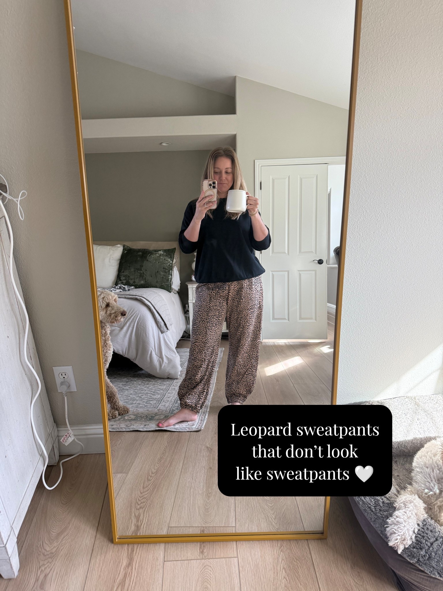Loving this Amazon find! Leopard sweatpants that are cute enough to wear out. 

#LTKootd #LTKgrwm #LTKSaleAlert
