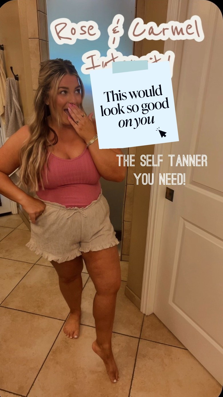 Rose & Caramel Intensity Dark = that “where did you go on vacation?” kind of glow 🌴🤎

#selftan #glowup #tanningmousse #roseandcaramel #intensitydark #bronzedskin #summerglow #beautytok #glowroutine #tiktokmademebuyit #tancheck #momlifeglow #hotmomera #confidentenergy #beautyfinds

#LTKootd #LTKselfcare #LTKBeauty