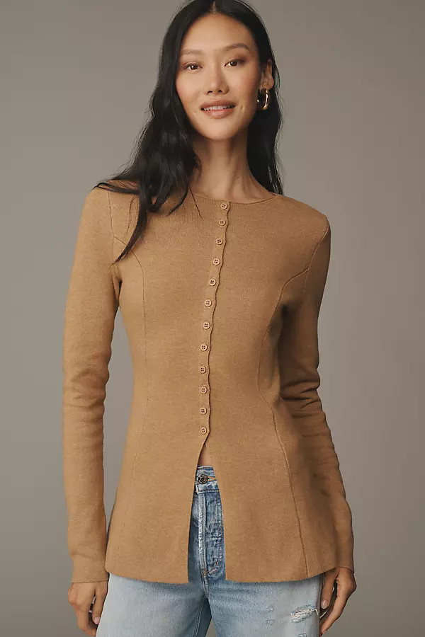 Daphne Waisted Cardigan Sweater | Anthropologie (US)
