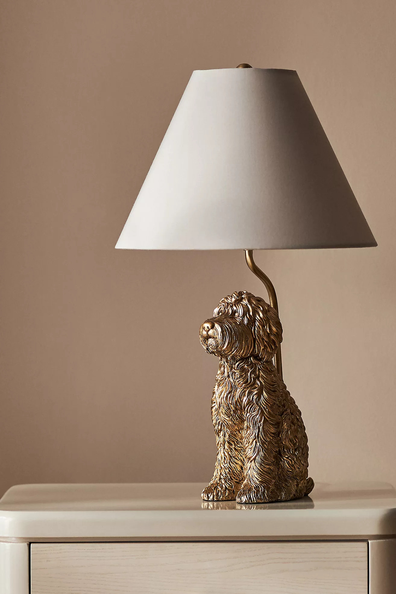 The Icon Table Lamp: Dog Edition | Anthropologie (US)