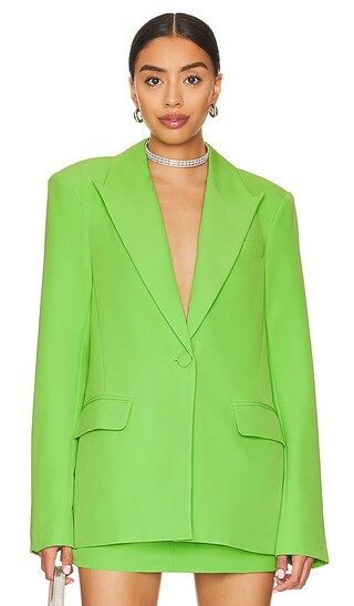 Morena Blazer in Neon Green | Revolve Clothing (Global)