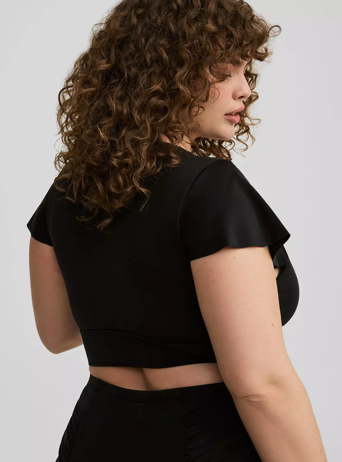 Wireless Flutter Sleeve Bikini Top | Torrid (US & Canada)