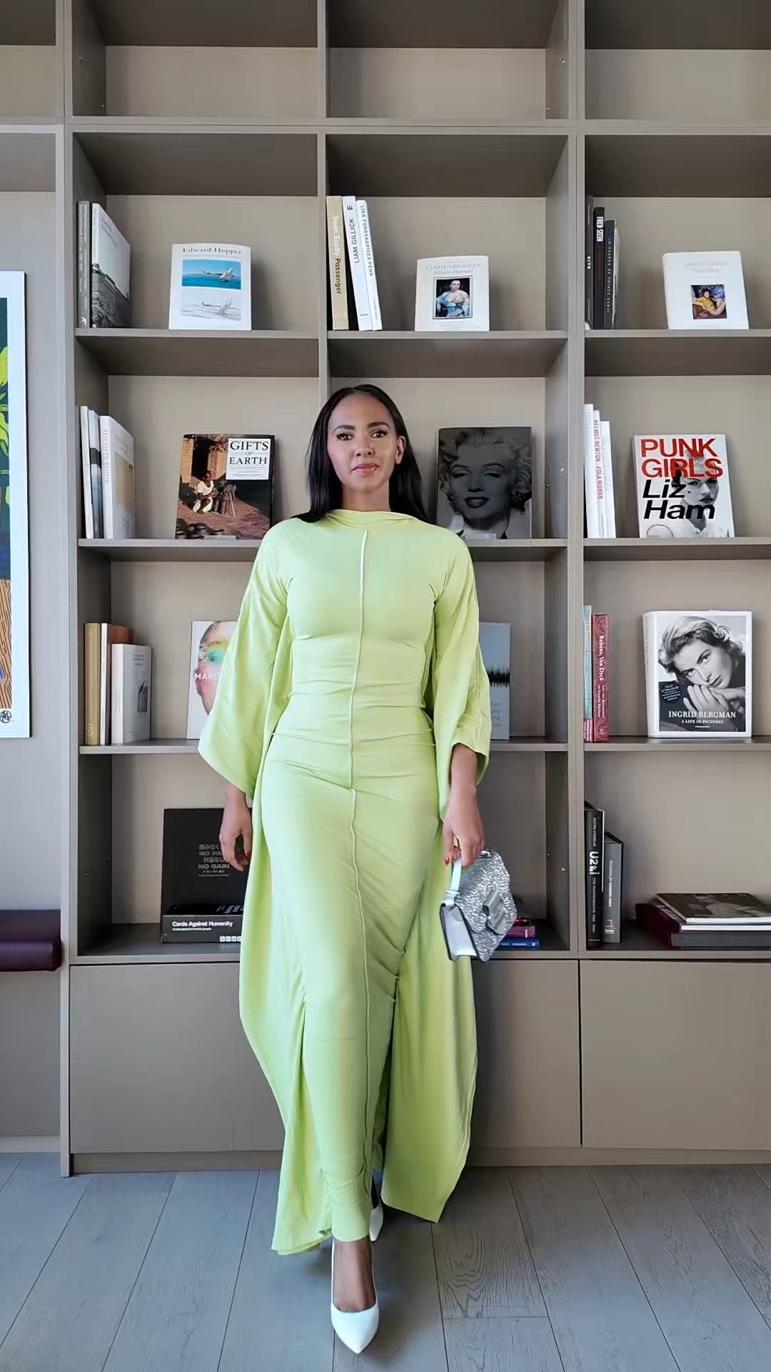 I'm living for this lime green maxi dress that makes such a bold statement while staying completely wearable with cool-toned accessories. The unexpected color pairing creates a fresh, editorial vibe that feels so current and proves neon can be sophisticated! 

#LTKstyletip #LTKwedding #LTKgrwm