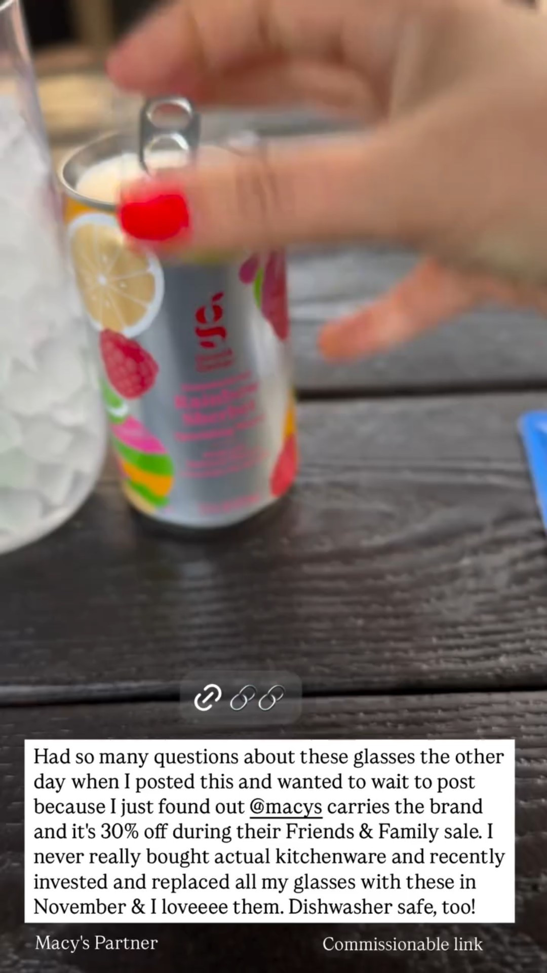 These glasses are from Macy’s and they are a part of their Friends and Family sale! 

#LTKSaleAlert #LTKHome