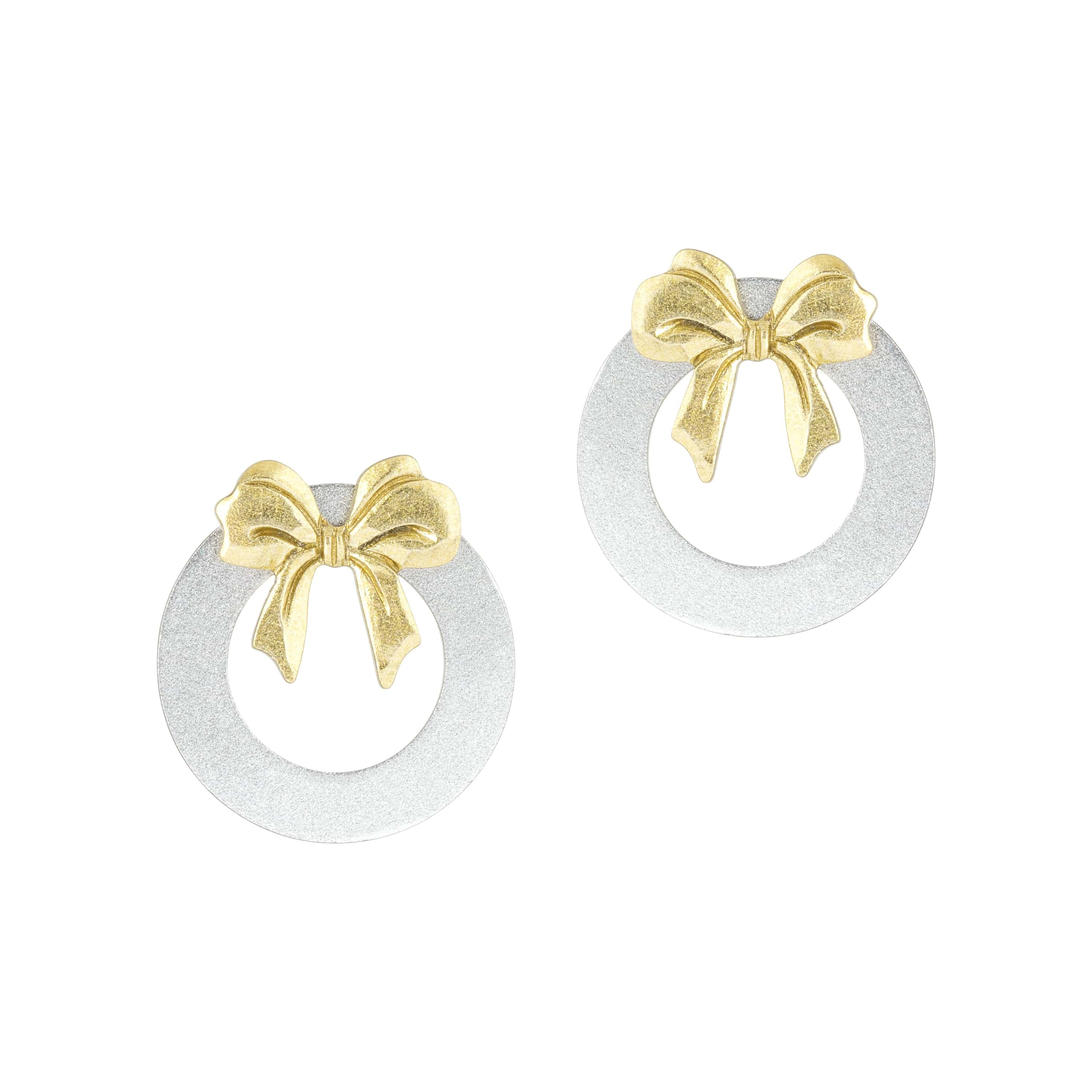 Metallic Wreath Earrings | Sunshine Tienda