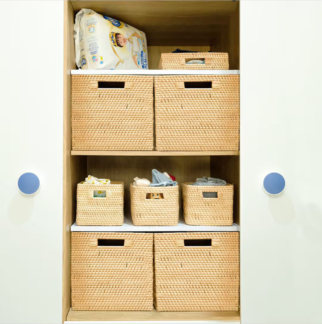 Custom Sized Woven Wicker Baskets / Rattan Storage Basket / Storage Box. PLEASE READ DESCRIPTION ... | Etsy (US)