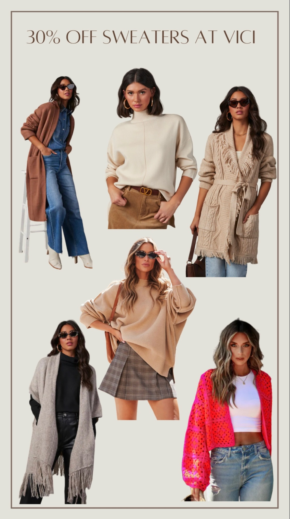30% off sweaters at Vici!

#LTKsalealert #LTKfindsunder50 #LTKstyletip