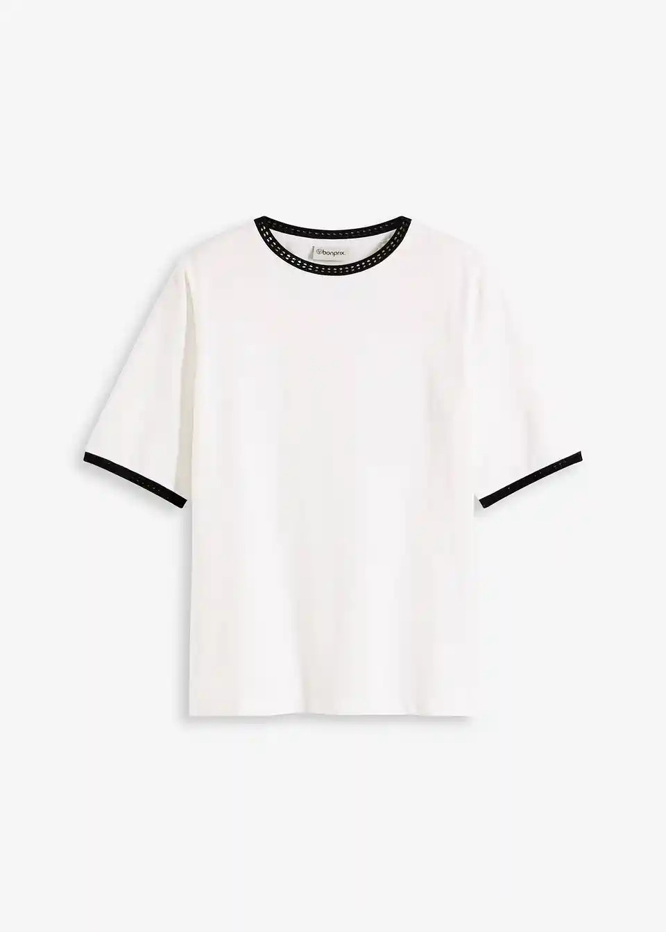 Shirt mit Spitzenborte | Bonprix DE