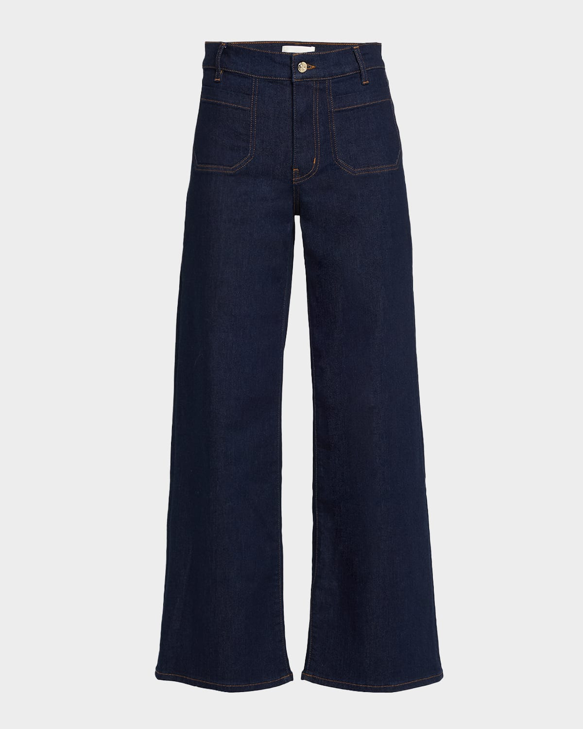 Le Slim Palazzo Modernist Pocket Jeans | Neiman Marcus