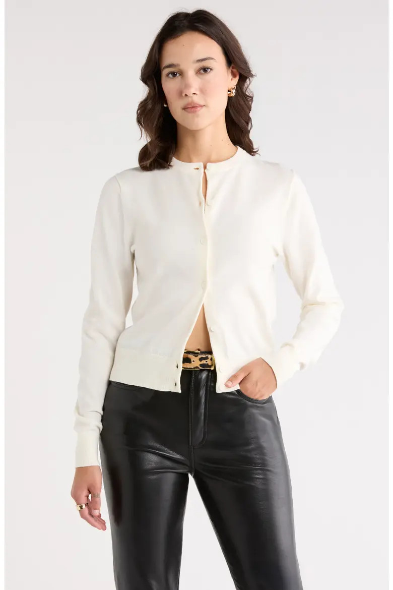 Crewneck Cardigan (Women) | Nordstromrack | Nordstrom Rack