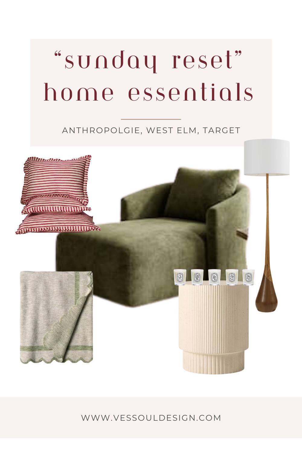 Sunday reset, but make it aesthetic ✨

A cozy chaise moment, layered with a scalloped striped pillow, the softest throw, and a candle set to set the mood—because slowing down should feel just as styled as the rest of your week.

Shop the pieces that turn your reset into a ritual 🕯️ 

 #LTKdayinmylife #LTKmorningroutine #LTKselfcare