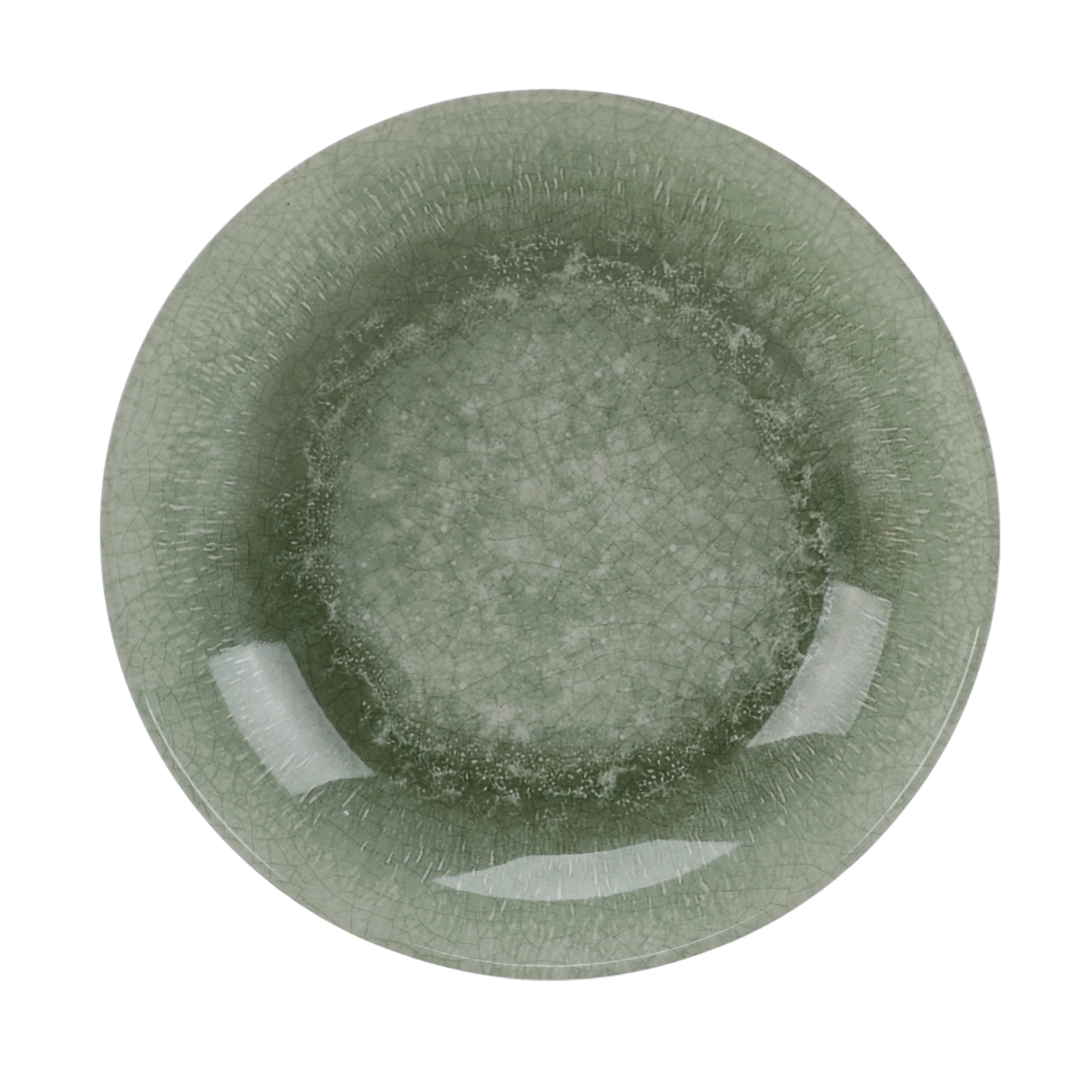 Better Homes and Gardens Bamboo Melamine Green Reactive Dinner Bowl | Walmart (US)