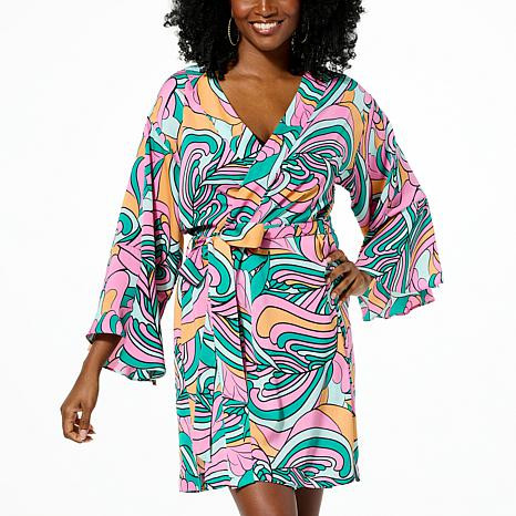 G by Giuliana x Beauty Bio Long Sleeve Satin Topper - 22791609 | HSN | HSN